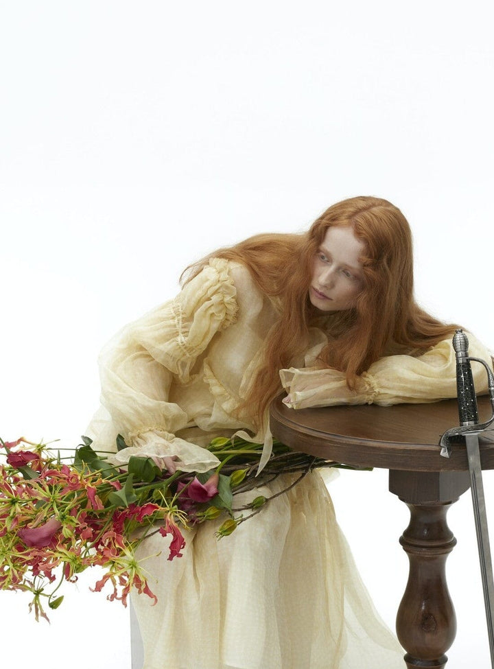 Tulle Silk Tops in Yellow Tops YBDFinds