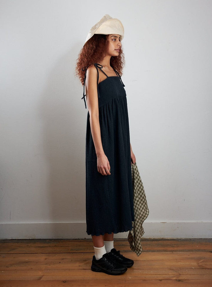 Viola Dress in Japanese Crinkle Cotton Dresses YBDFinds