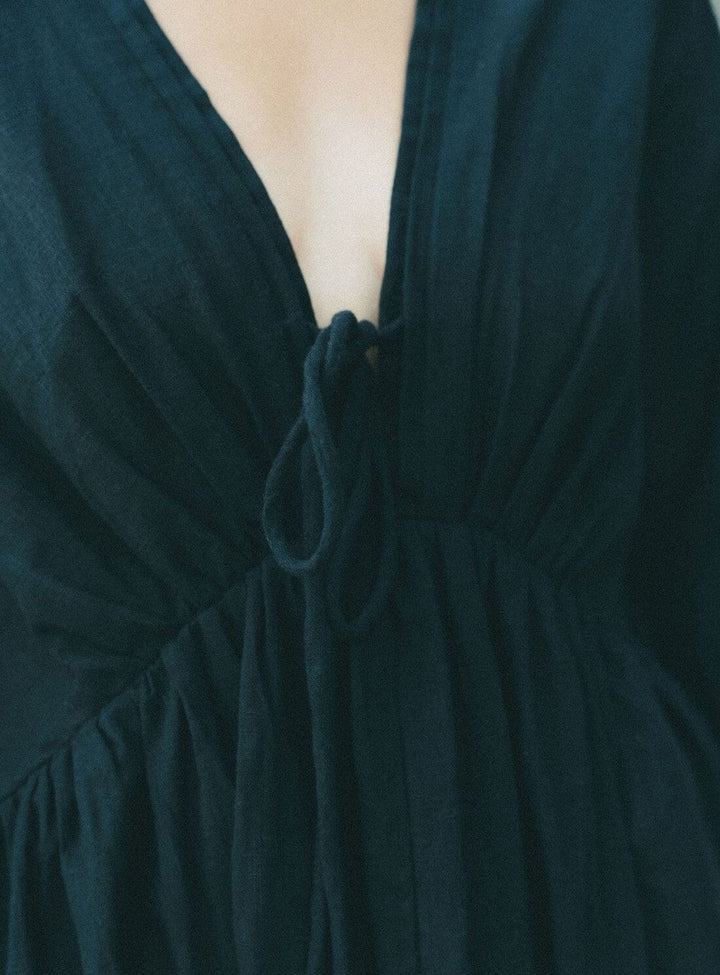 Wild Heart Mini Dress in Black Organic Cotton Dresses YBDFinds