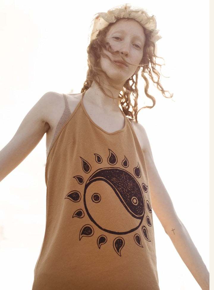 Zinnia Linen Dress in Apricot Dresses YBDFinds