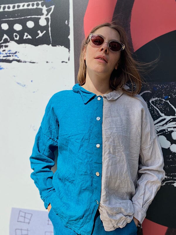 50/50 Linen Shirt Top Lemuel MC 