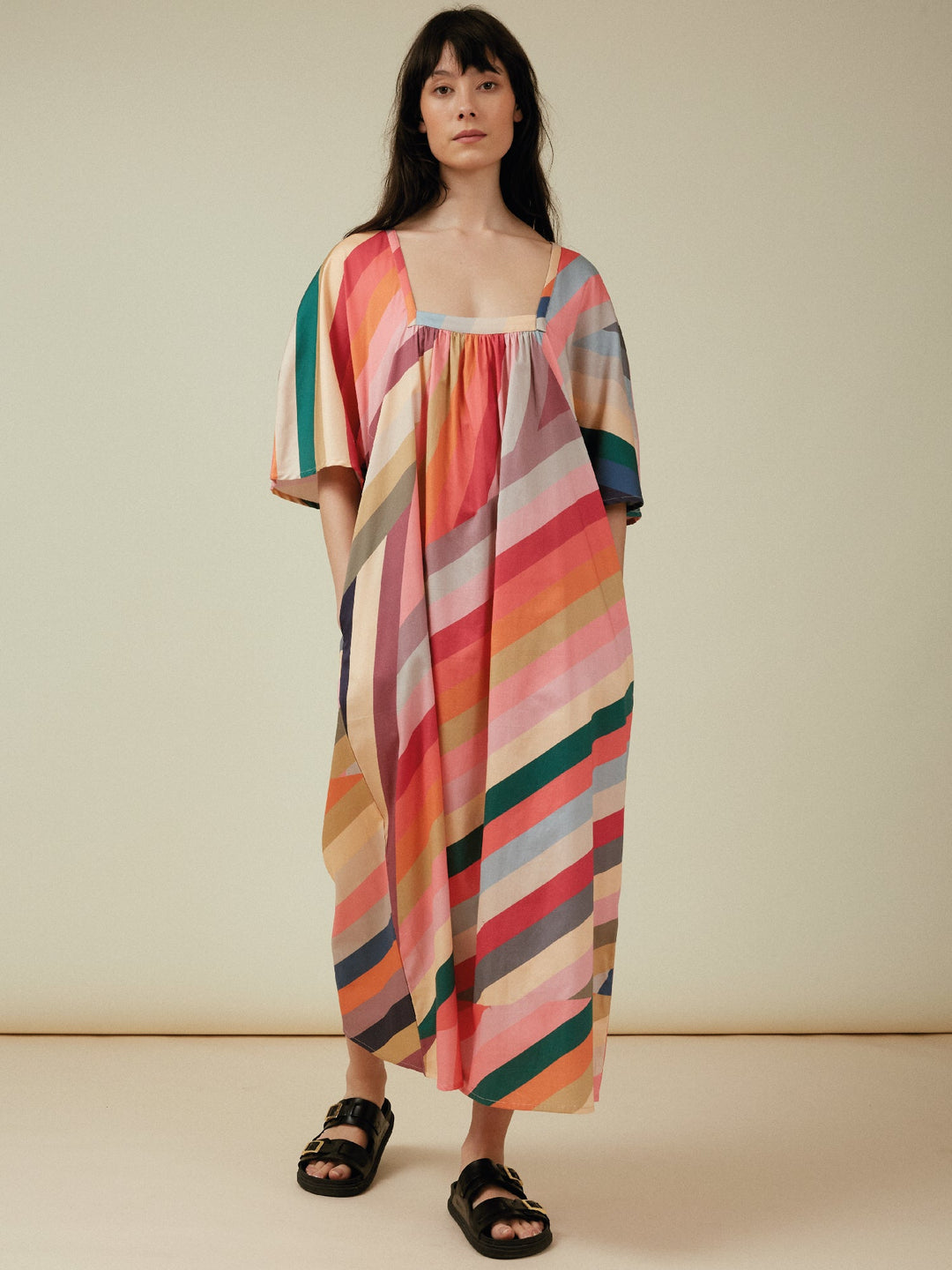 Josie Dress Stripe down