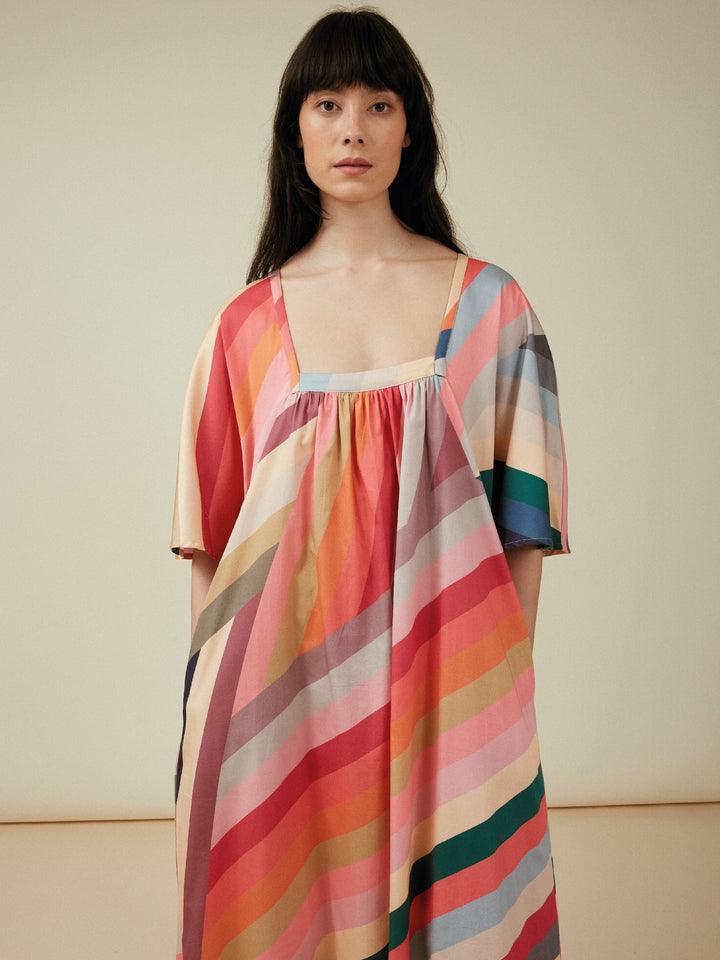 Josie Dress Stripe down