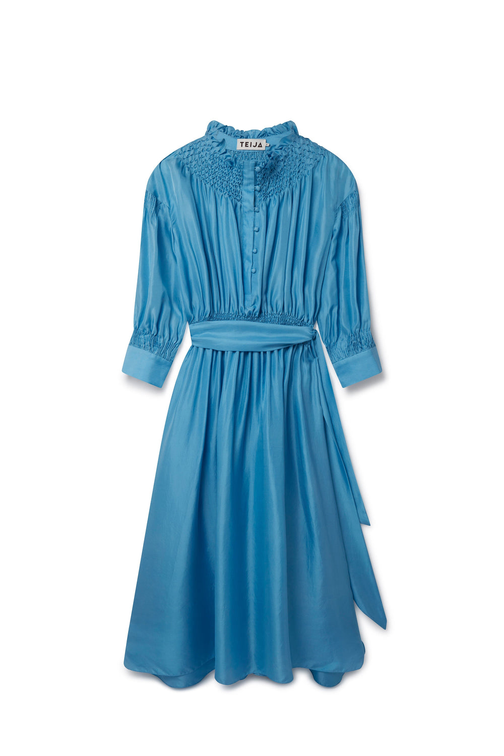 Agnes Tea Dress in Blue Womenswear TEIJA 