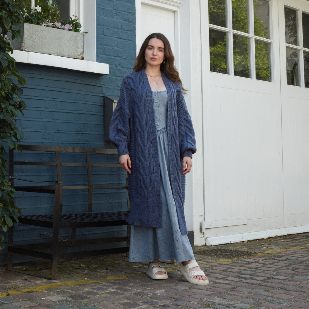 Alex Maxi Cardigan in Denim Cardigan Cara & The Sky 