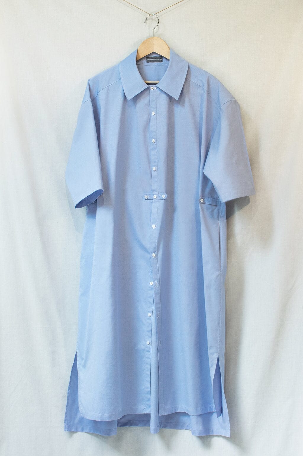 Ava Shirt Dress in Blue Dresses Harriet Eccleston 