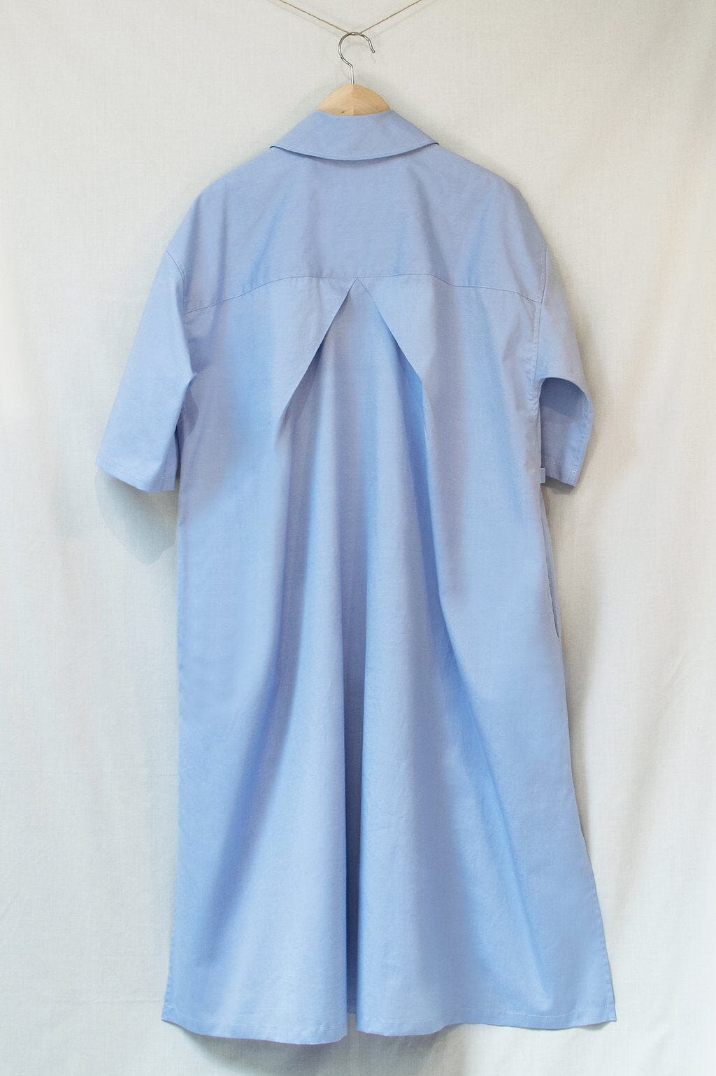 Ava Shirt Dress in Blue Dresses Harriet Eccleston 