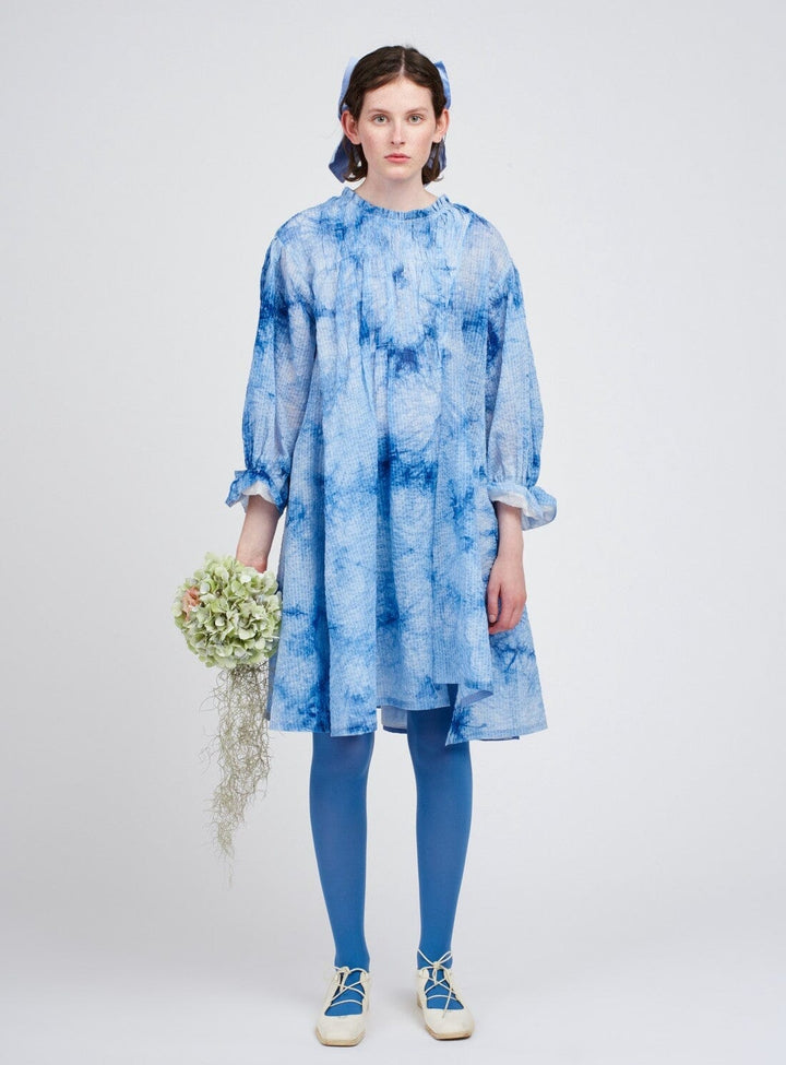 Ayana Smock Dress in Blue Dresses YBDFinds 