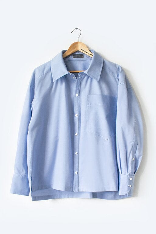 Emily Blue Pocket Shirt Tops Harriet Eccleston 