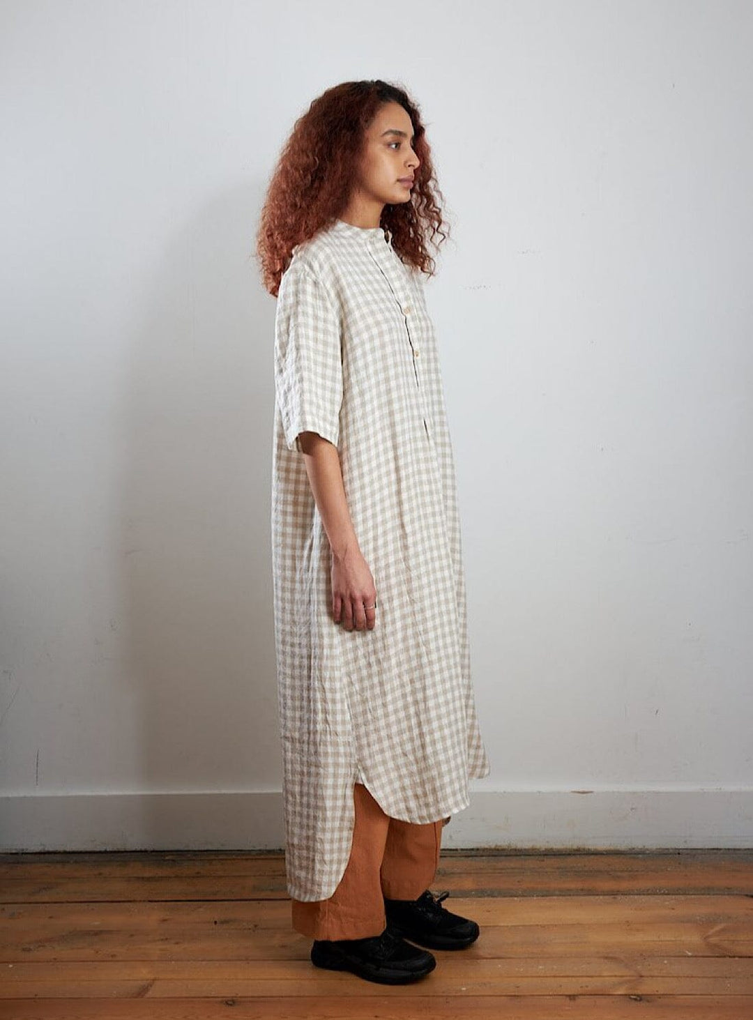 Erica Shirt Dress in Irish Linen Dresses YBDFinds 