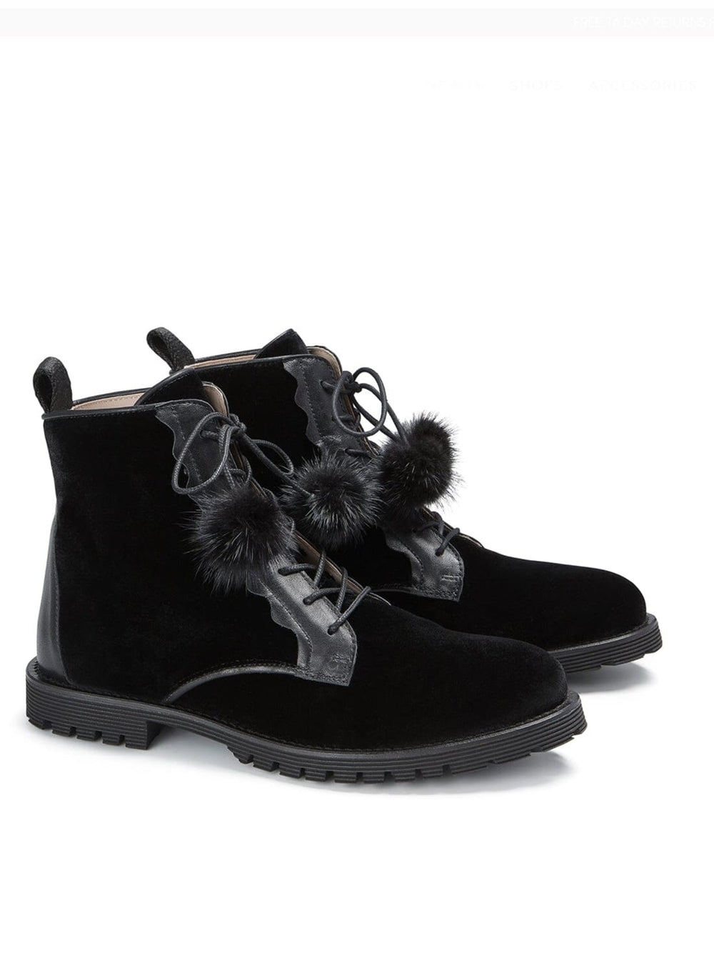 Fluff Bomb Boot in Velvet Shoes YBDFinds 