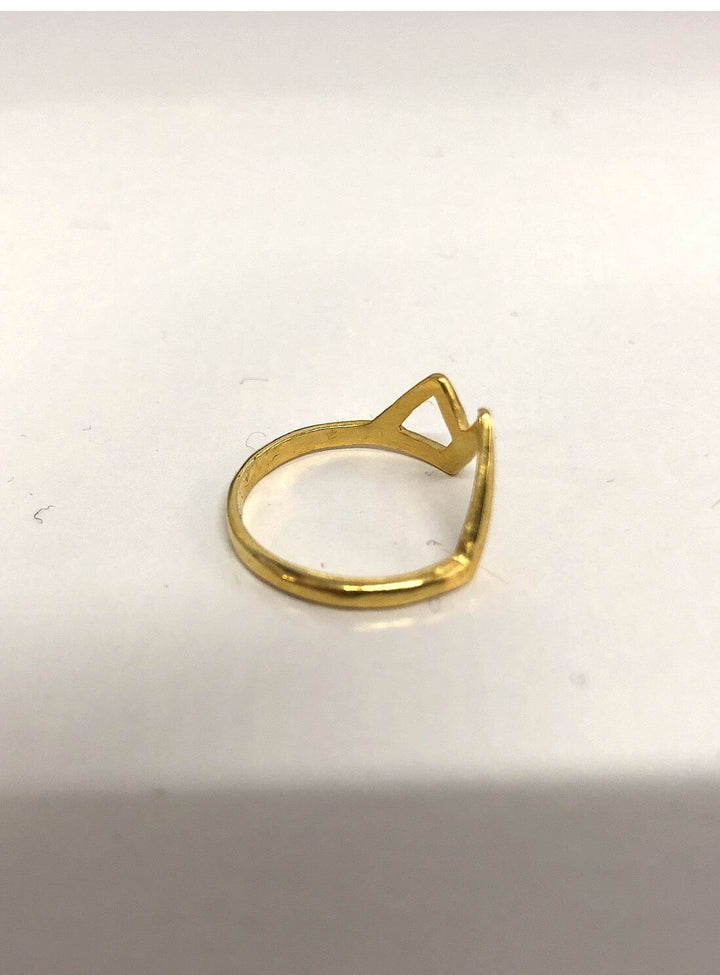 Gold Vesuvius Mountain Ring Rings YBDFinds 