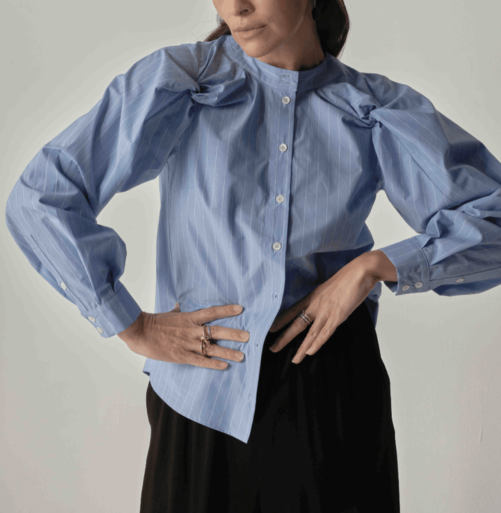 Mara Cotton Poplin Shirt Shirts & Tops TEIJA 