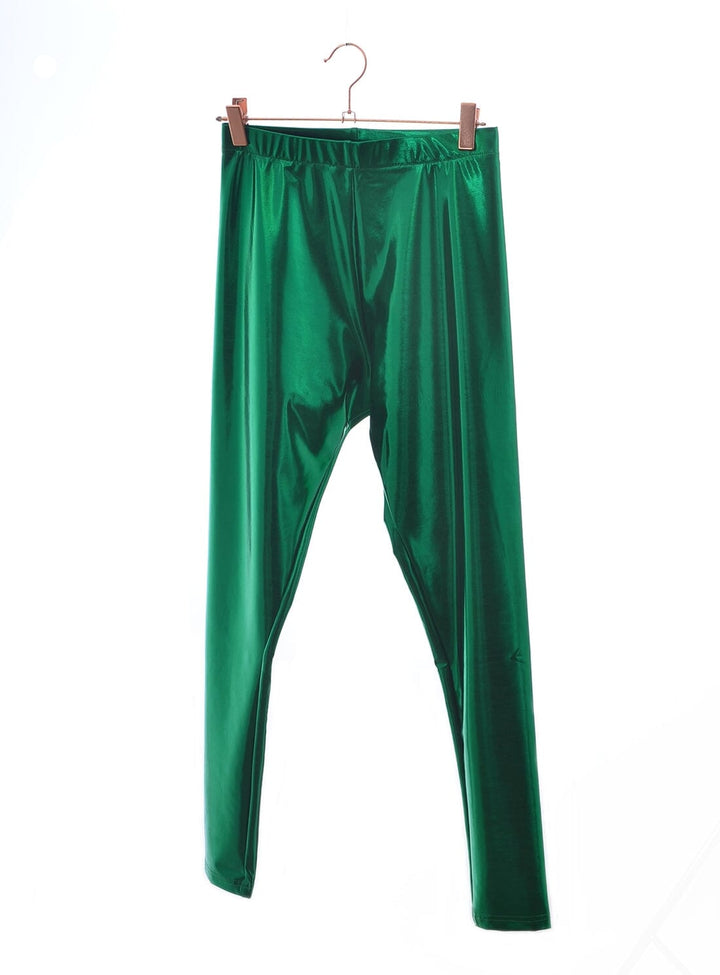Margate Leggings in Metallic Green Trousers YBDFinds 
