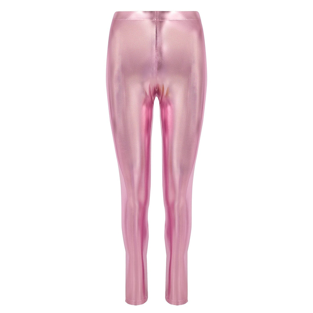 Margate Leggings in Metallic pink Trousers Klements London 
