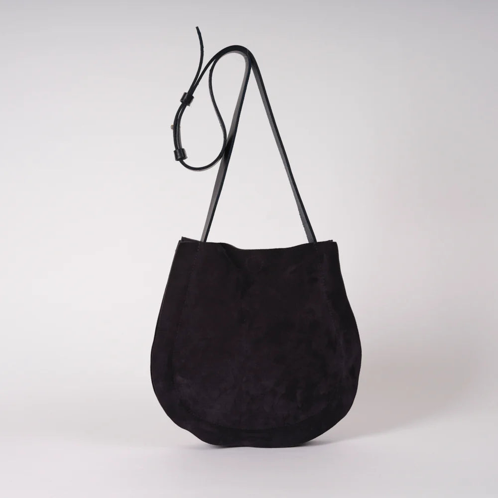 Midnight Suede Tortellini Bag Handbags YBDFinds 