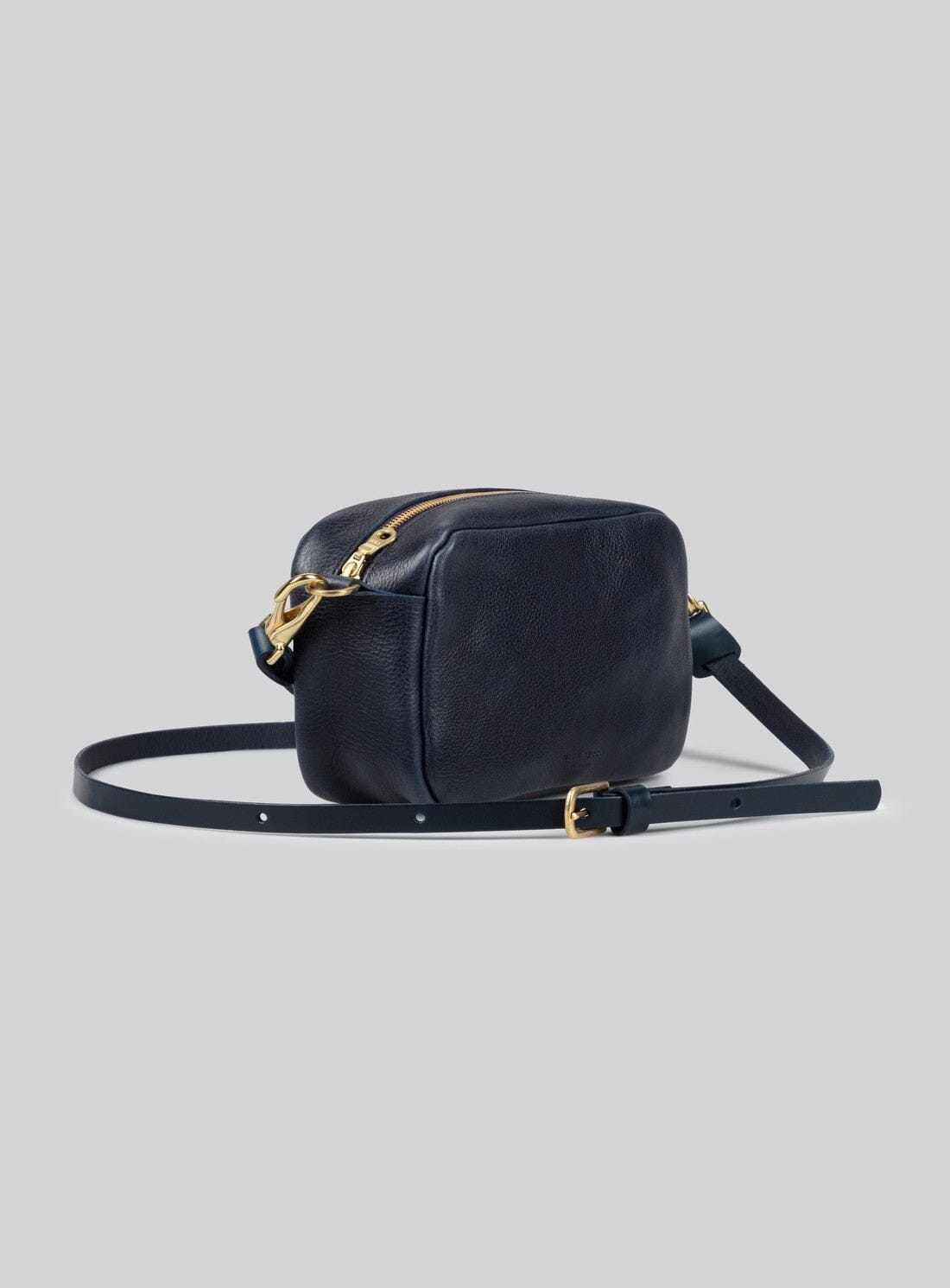 Mimi Berry Mini Felix Cross Body Bag in Grainy Navy YBDFinds