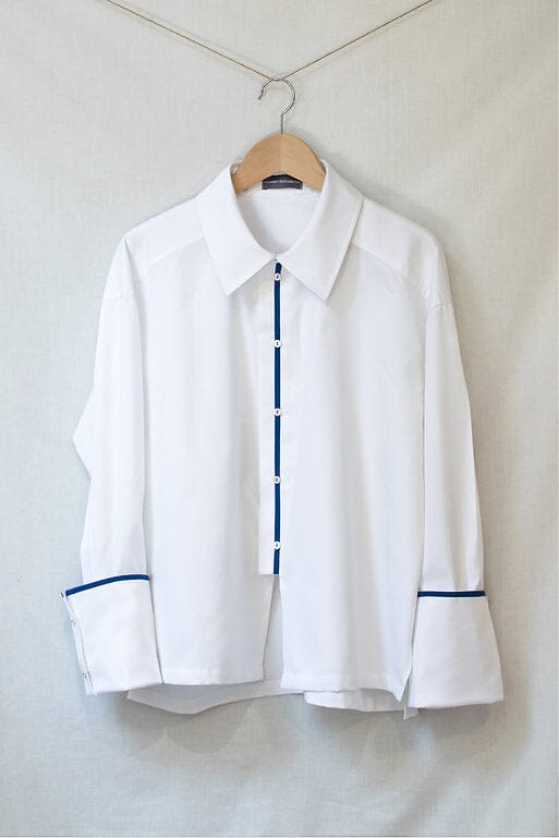 Nell Shirt in White Tops Harriet Eccleston 