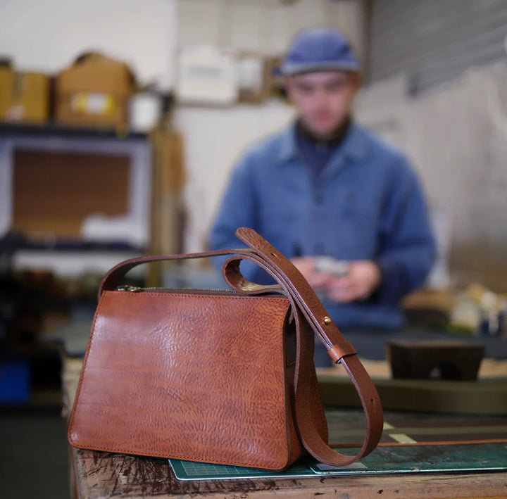 Pecan Zip Maple Bag Handbags Kate Sheridan 