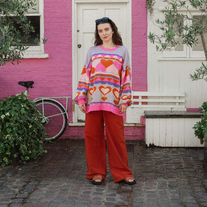 Poppy Heart Jumper Jumper Cara & The Sky 