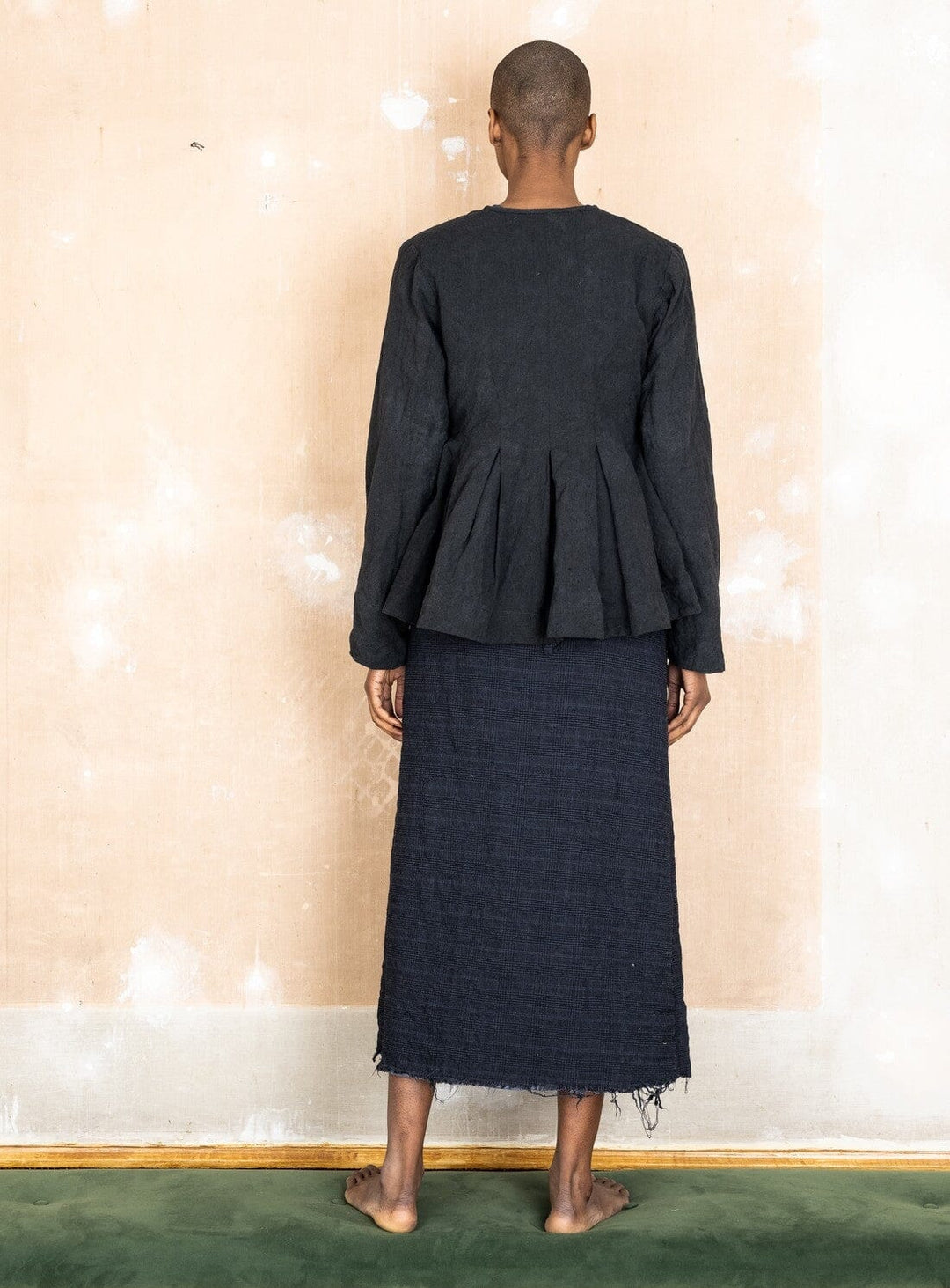 Rockall Wrap Wool and Linen Skirt Skirts Sula 