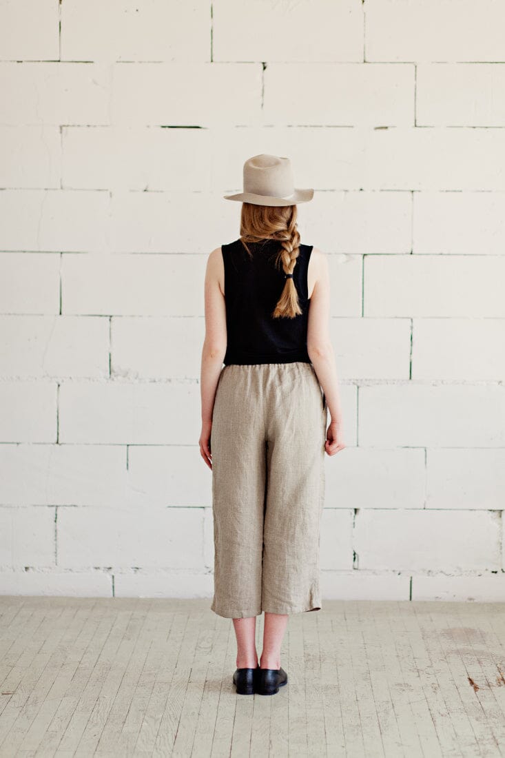 Signature Linen Trousers Trousers Lemuel MC M Natural 