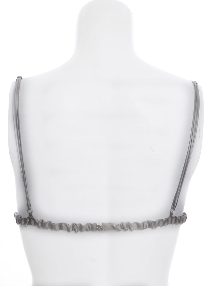 Tilly Silver Bra with Embroidery Tops YBDFinds 