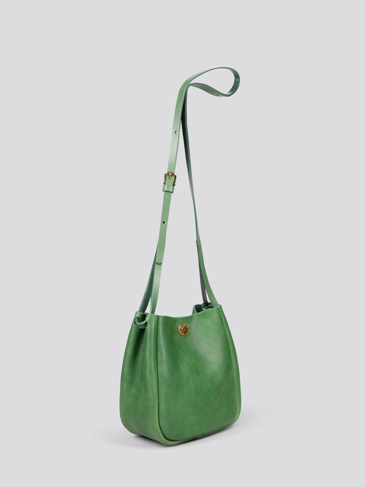 Val in Grainy Evergreen Handbags Mimi Berry 