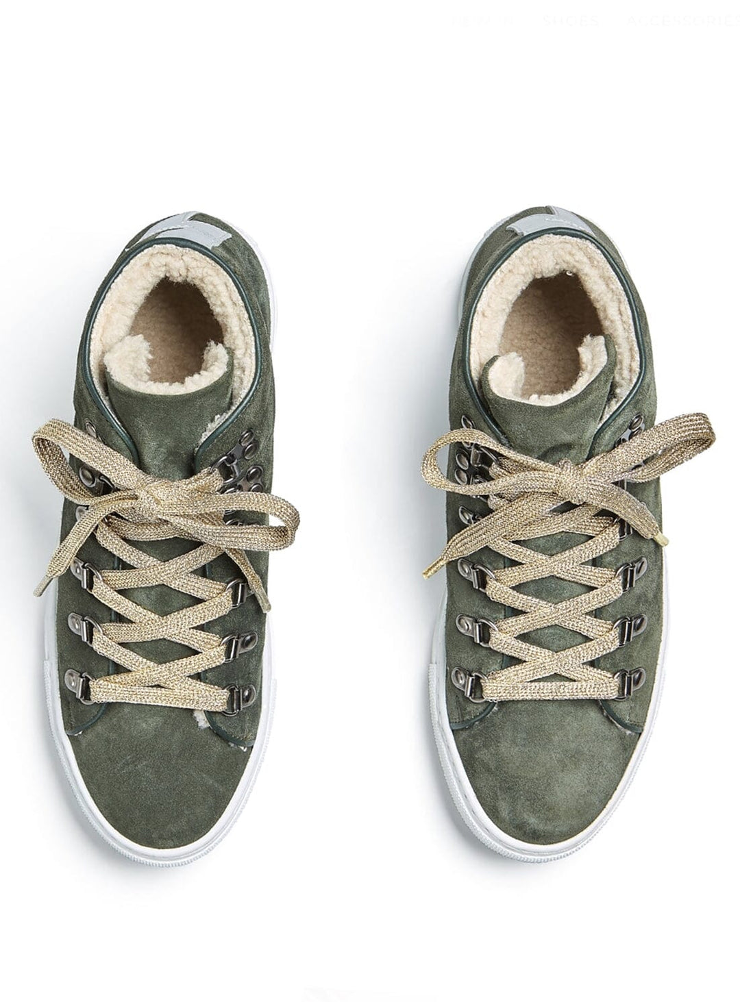 Ziggy Trainers in Khaki Suede Shoes YBDFinds 